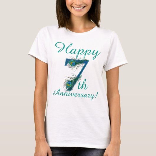 T-shirt 76 / 7ème / 7ème anniversaire / numéro 7 (Devant)