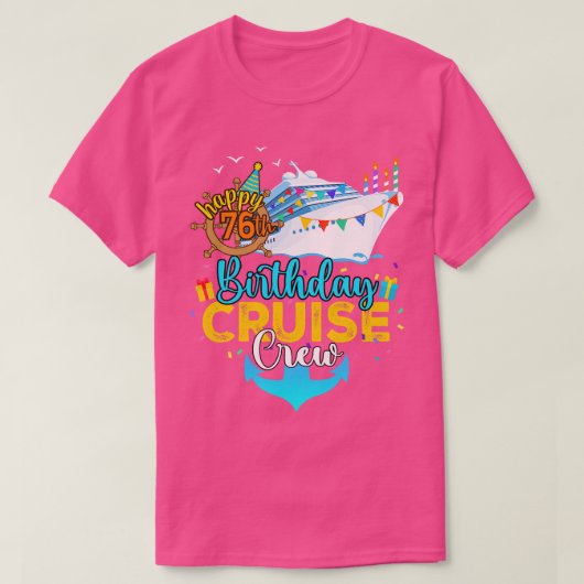 T-shirt 76e équipage de croisière (Design devant)