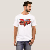 T-shirt 77-78 Firebird rouge MERCI (Devant entier)