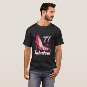 T-shirt 77 Fabulous Spanish Cumpleaã±Os 77 Espaã±Ol 77Th (Devant entier)