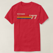 T-shirt 77 STRIPES RÉTRO vintages (Design devant)