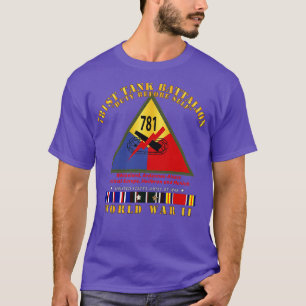T-shirt 781e Bataillon de chars en service avant Sw SSI 2È