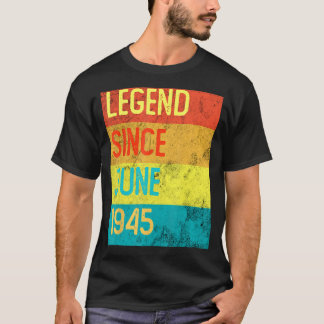 T-shirt 78 ans Vintage juin 1945 78e anniversaire