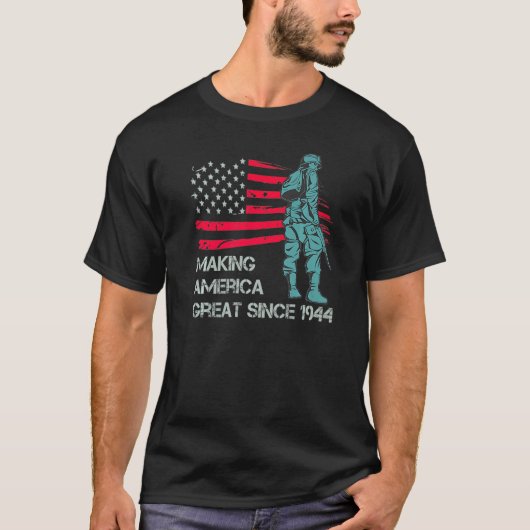 T-shirt 78th Birthday Making America Great Since 1944 (Devant)