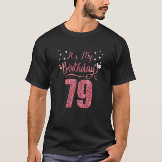 T-shirt 79 Ans C'est mon anniversaire merveilleux Parc d'a