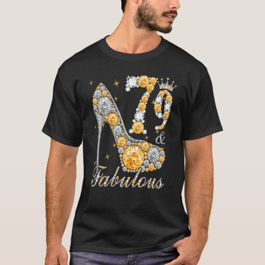T-shirt 79 & Fabuleux 79 Ans 79e Anniversaire Diamant C (Devant)