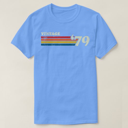 T-shirt 79 STRIPES RÉTRO vintages (Design devant)