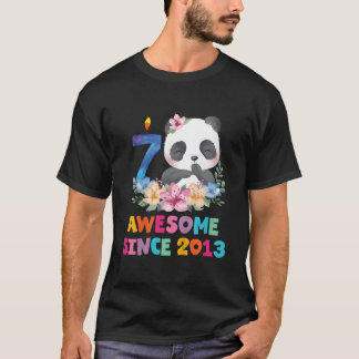 T-shirt 7 7ème Panda Licorne Py