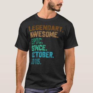 T-shirt 7 Ancienne légende depuis octobre 2015 7e annivers