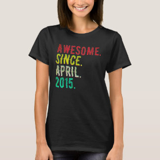 T-shirt 7 ans Avril 2015