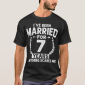 T-shirt 7 ans de mariage (Devant)