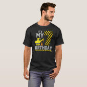 T-shirt 7 Ans Garçon C'est mon 7e anniversaire Constructio (Devant entier)