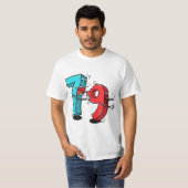 T-shirt 7 ate (8) 9 Funny Math (Devant entier)