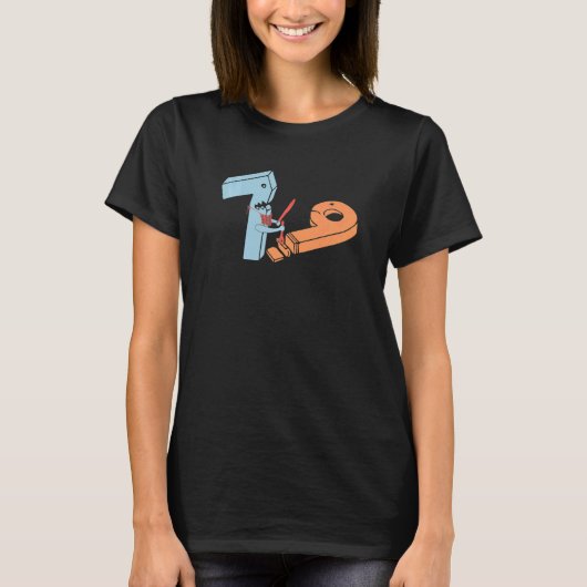 T-shirt 7 Ate 8 9  Math Teacher (Devant)