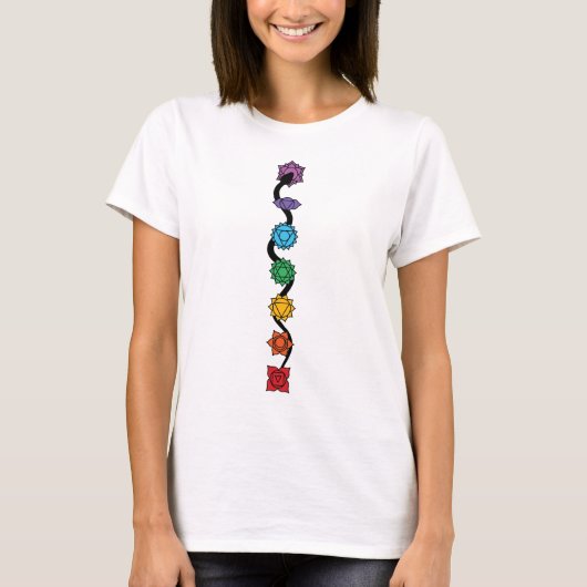 T-shirt 7 Chakra Kundalini (Devant)