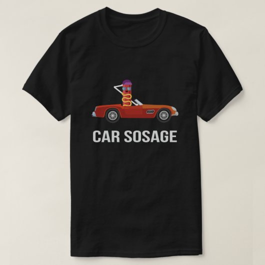 T-shirt 7 de sosage de voiture (Design devant)