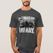 T-shirt 7 décembre 1941 Pearl Harbor (Devant)