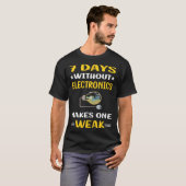 T-shirt 7 Jours Sans Électronique (Devant entier)