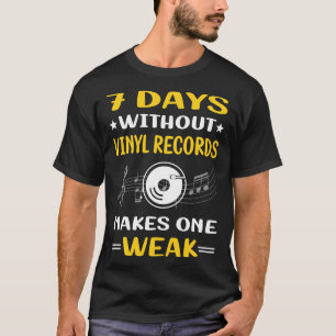 T-shirt 7 Jours Sans Enregistrements Vinyles