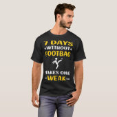 T-shirt 7 Jours Sans Footbag Hacky Sack (Devant entier)