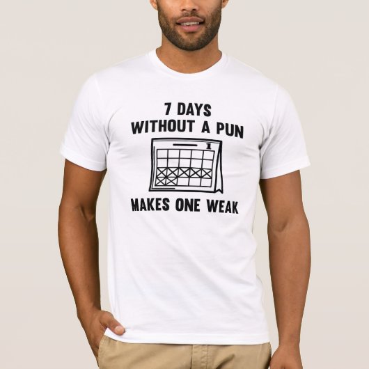 T-shirt 7 Jours Sans Jeu (Devant)