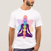 T-shirt 7 Méditation de Chakra (Devant)