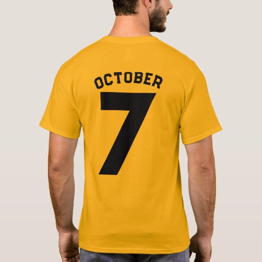 T-shirt 7 octobre (Dos)