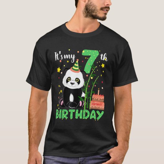 T-shirt 7 Panda 7E Panda (Devant)