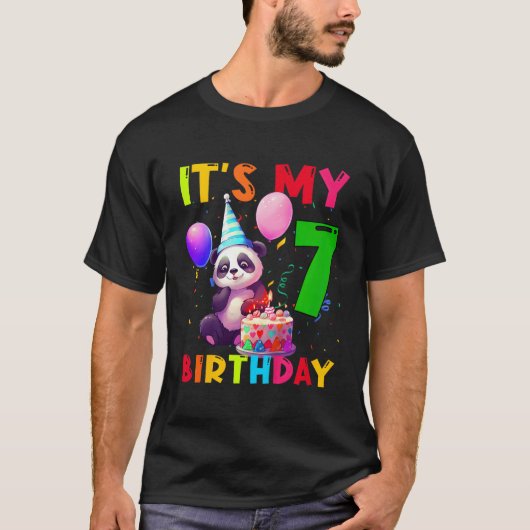T-shirt 7 Panda 7E Panda (Devant)