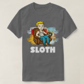 T-shirt 7 Péchés Mort Sloth Costume Halloween (Design devant)