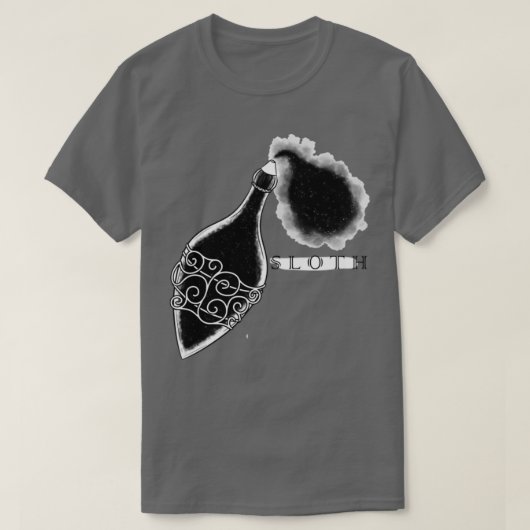 T-shirt 7 Potions de péchés mortels (Design devant)