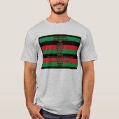 T-shirt 7 Principes de la chemise Kwanzaa (Devant)