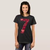 T-shirt 7 Romantic 67 Heart Pattern Valentine Love Trend 6 (Devant entier)