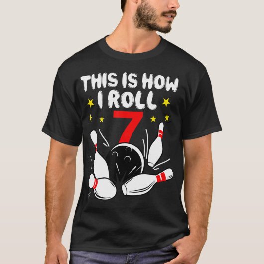 T-shirt 7 Year Old Bowling This (Devant)