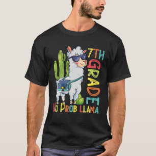 T-shirt 7E Année Pas De Prob-Llama Llama Retourner À L'Éco