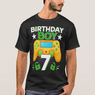 T-shirt 7e anniversaire Anniversaire Boy 7 Video Game Cont