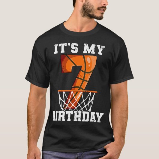 T-shirt 7E Anniversaire Basket (Devant)
