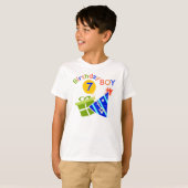 T-shirt 7e anniversaire - Birthday Boy (Devant entier)