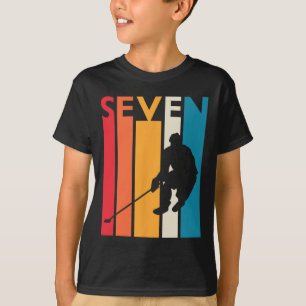 T-shirt 7e anniversaire Cadeau Sept hockey Vintage Anniver