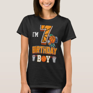 T-shirt 7e anniversaire de basket-ball garçon 7 ans enfant