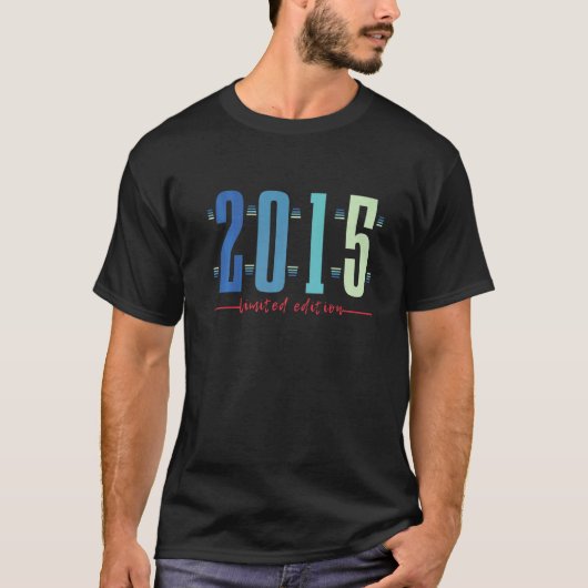 T-shirt 7e anniversaire garçon fille 7 ans 2015 3 (Devant)