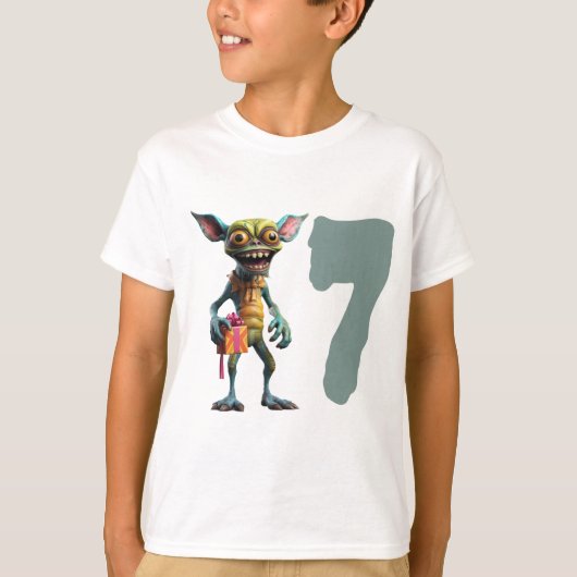 T-shirt 7e anniversaire Gremlin (Devant)