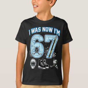 T-shirt 7e anniversaire J'avais 6 ans Je suis 7 Six Sept 6