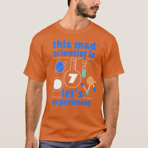 T-shirt 7e anniversaire Sept sciences Anniversaires Mad Sc