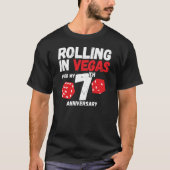 T-shirt 7e Anniversary Married 7 Years Vegas Anniversary (Devant)