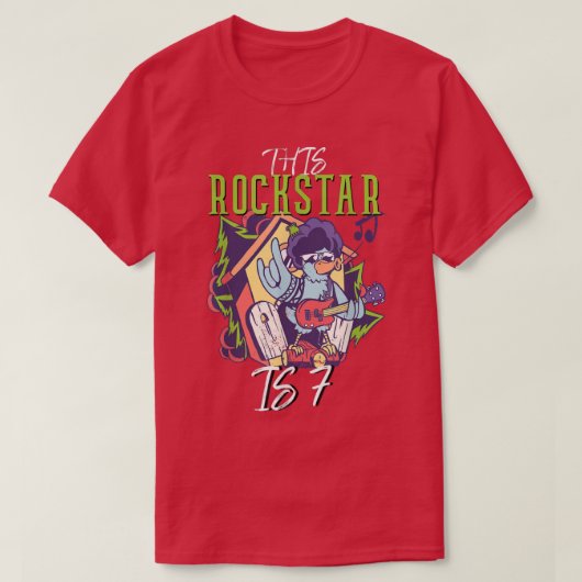 T-shirt 7e Birthday (Design devant)