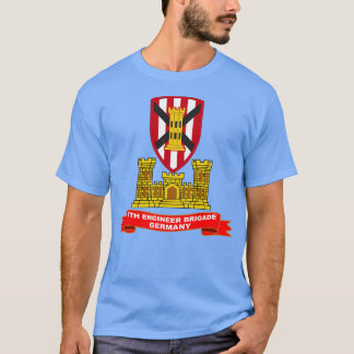 T-shirt 7e brigade du génie 1969 Allemagne ENG Br Ribbon X