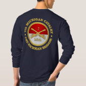 T-shirt 7e cavalerie du Michigan (e) (Dos)