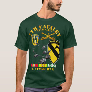 T-shirt 7e division Cavalry Air Cav 1re division Cav avec