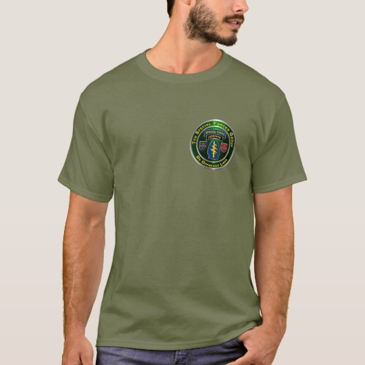 T-shirt 7e Groupe des forces spéciales aéroporté (Devant)